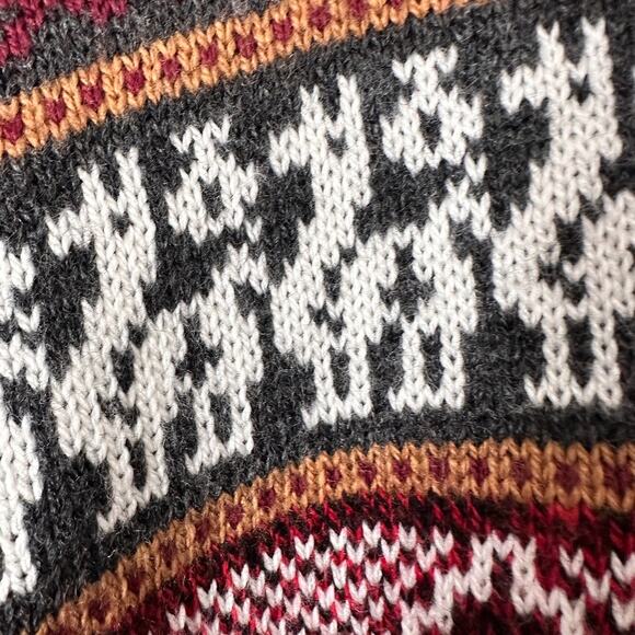 Tribal Southwest Knit Sweater Womens MEDIUM Lightweight Wool Preppy Casual - Picture 3 of 7
